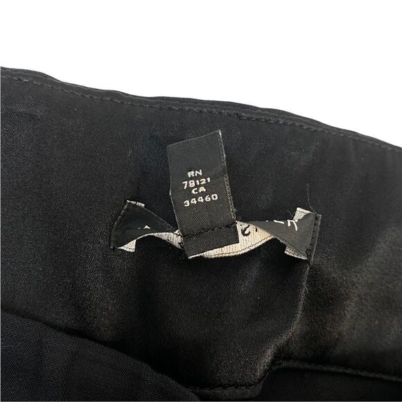 Eileen Fisher Womens Sz XS Black Trousers Waist Side Zip Dress Pants - Picture 6 of 8